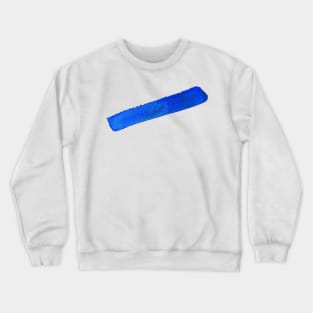 Blue Color Stripe Crewneck Sweatshirt